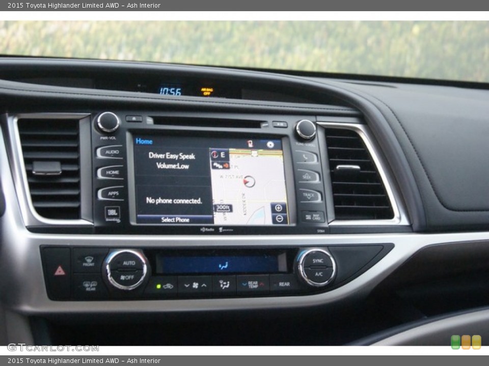 Ash Interior Navigation for the 2015 Toyota Highlander Limited AWD #98445386