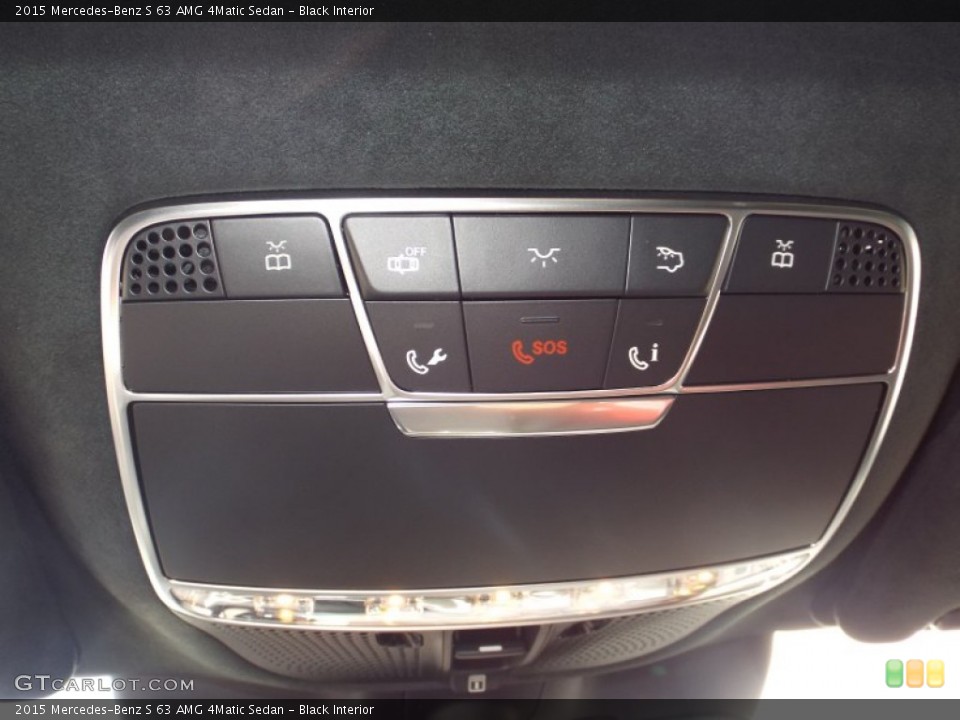 Black Interior Controls for the 2015 Mercedes-Benz S 63 AMG 4Matic Sedan #98447630