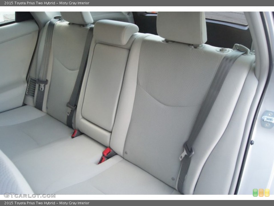 Misty Gray Interior Rear Seat for the 2015 Toyota Prius Two Hybrid #98448911