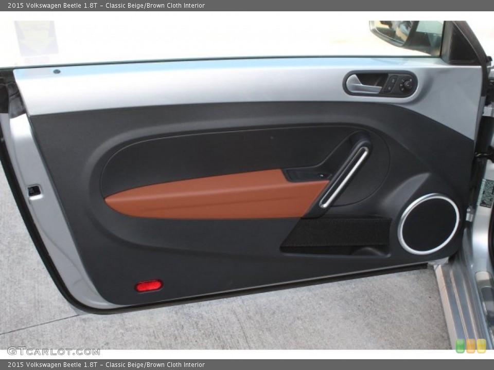 Classic Beige/Brown Cloth Interior Door Panel for the 2015 Volkswagen Beetle 1.8T #98455829