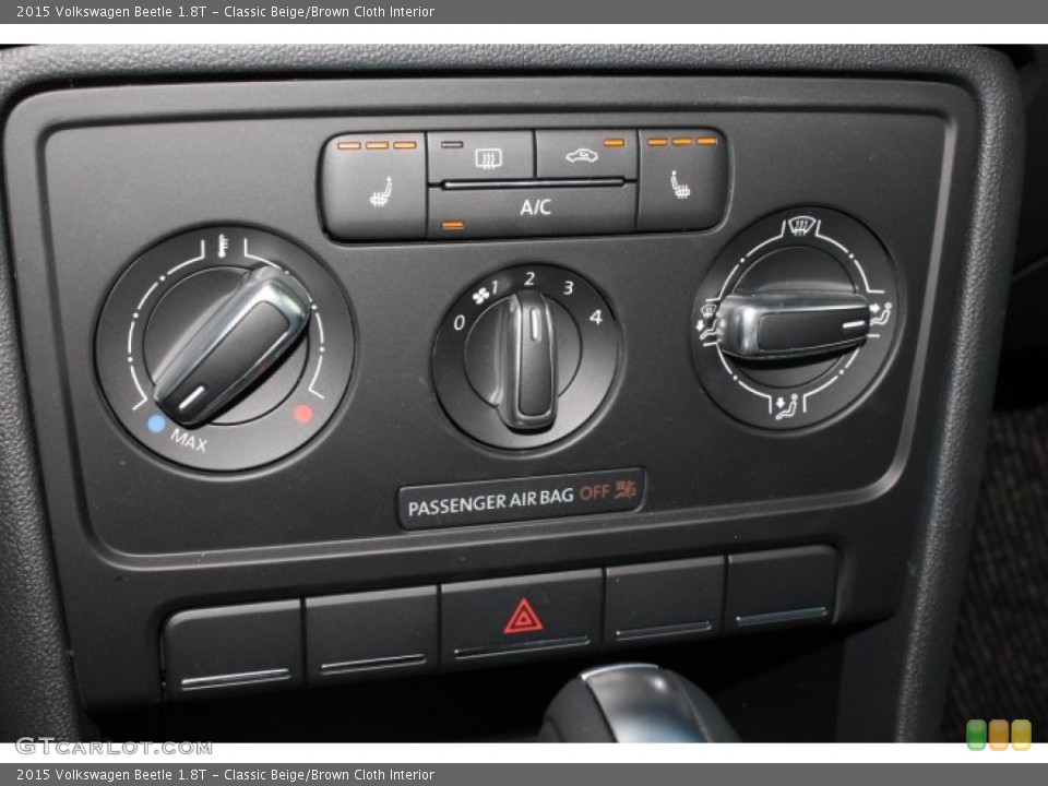 Classic Beige/Brown Cloth Interior Controls for the 2015 Volkswagen Beetle 1.8T #98456015