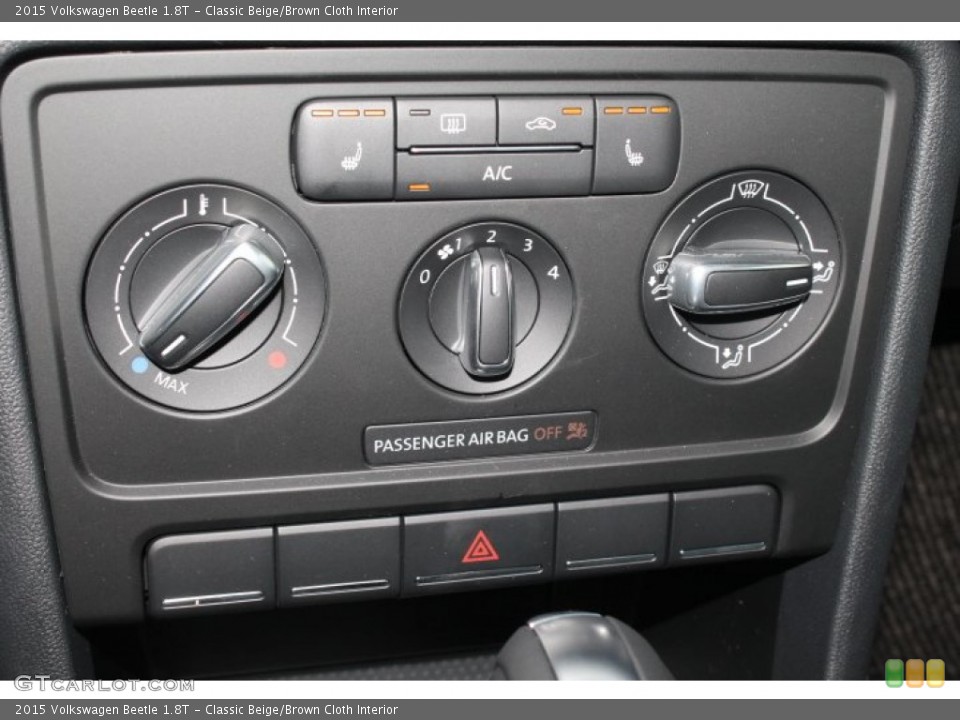 Classic Beige/Brown Cloth Interior Controls for the 2015 Volkswagen Beetle 1.8T #98456519