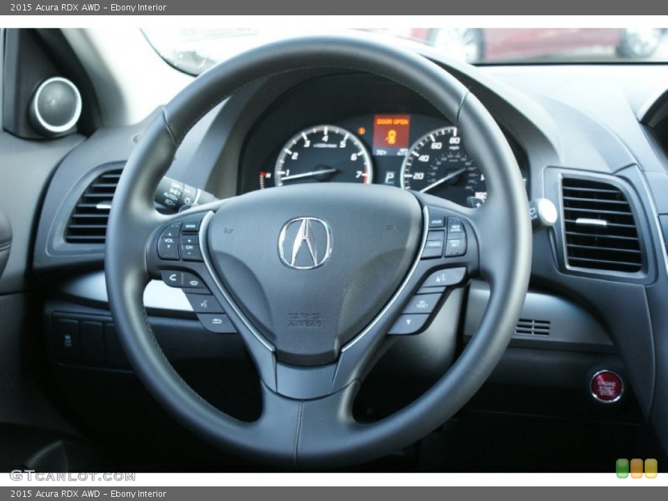 Ebony Interior Steering Wheel for the 2015 Acura RDX AWD #98458817