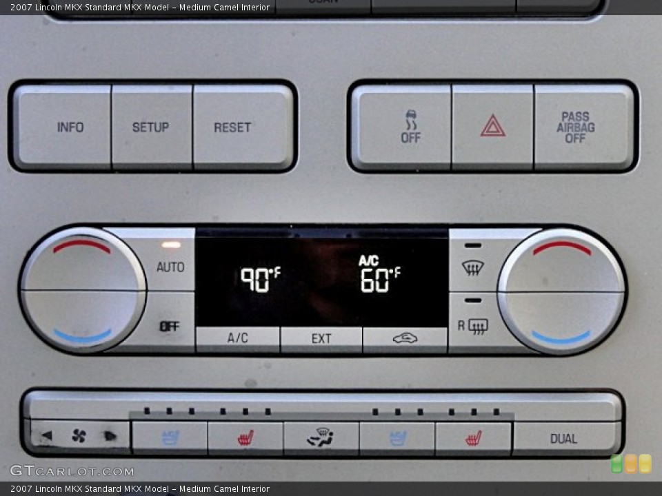 Medium Camel Interior Controls for the 2007 Lincoln MKX  #98460293