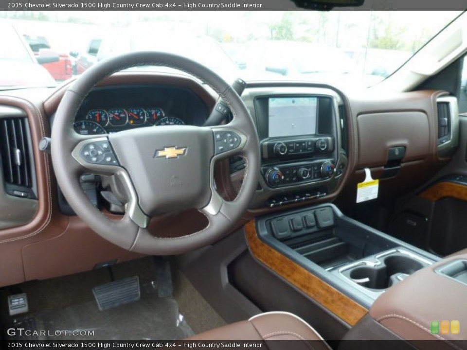 High Country Saddle Interior Dashboard for the 2015 Chevrolet Silverado 1500 High Country Crew Cab 4x4 #98462875