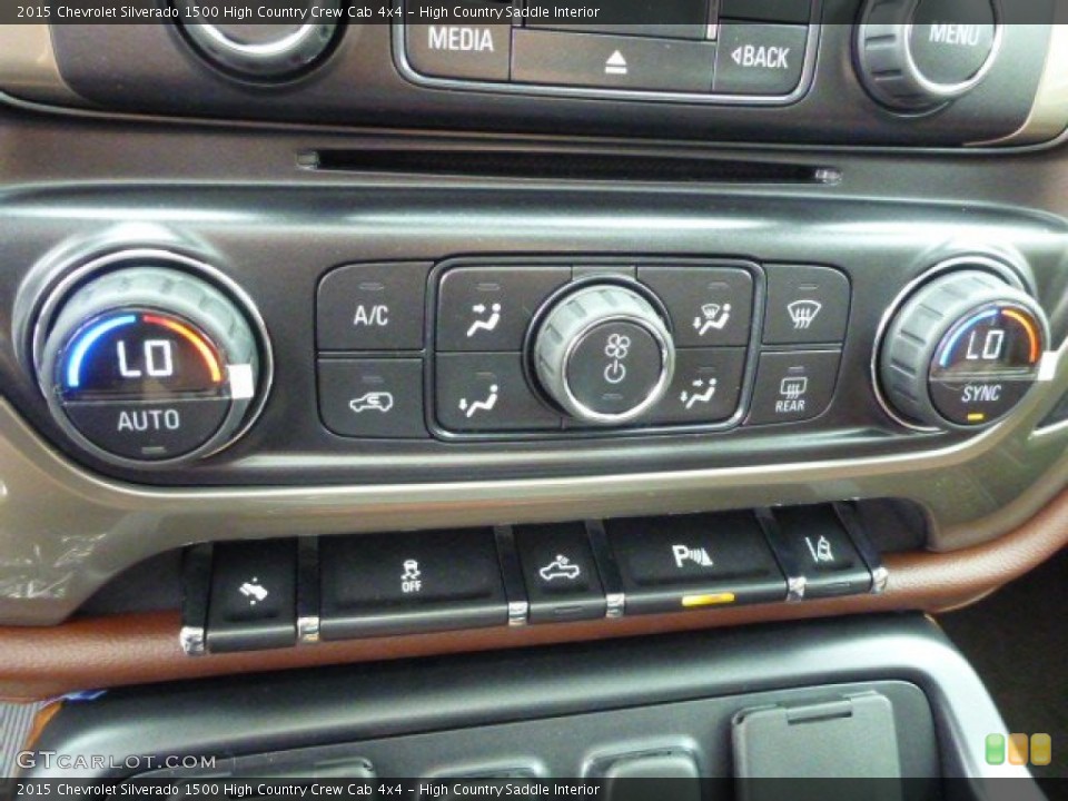 High Country Saddle Interior Controls for the 2015 Chevrolet Silverado 1500 High Country Crew Cab 4x4 #98462939