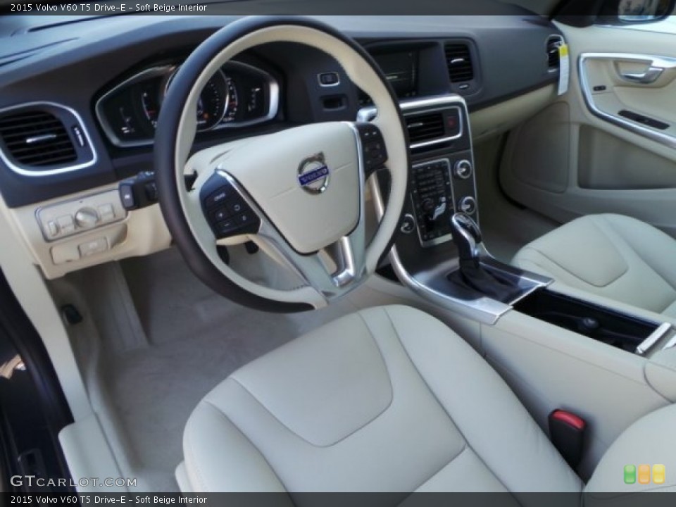 Soft Beige 2015 Volvo V60 Interiors