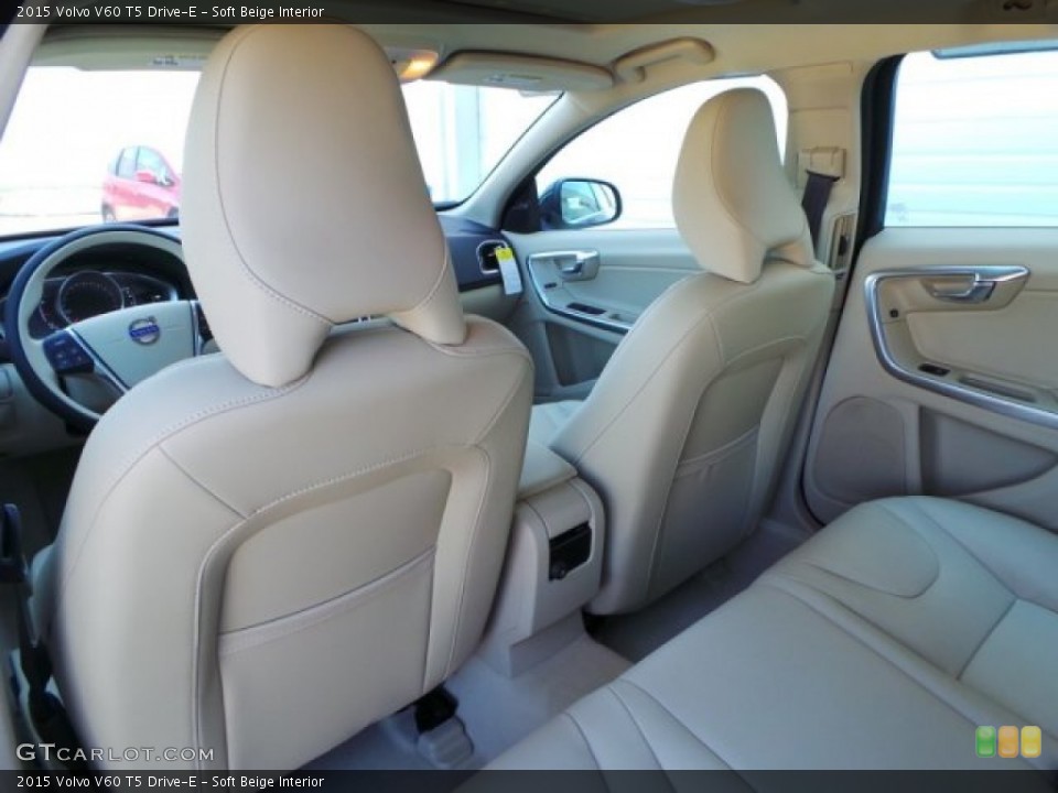 Soft Beige Interior Rear Seat for the 2015 Volvo V60 T5 Drive-E #98466243