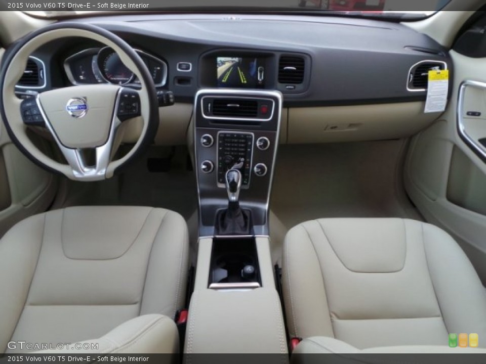 Soft Beige Interior Dashboard for the 2015 Volvo V60 T5 Drive-E #98466279