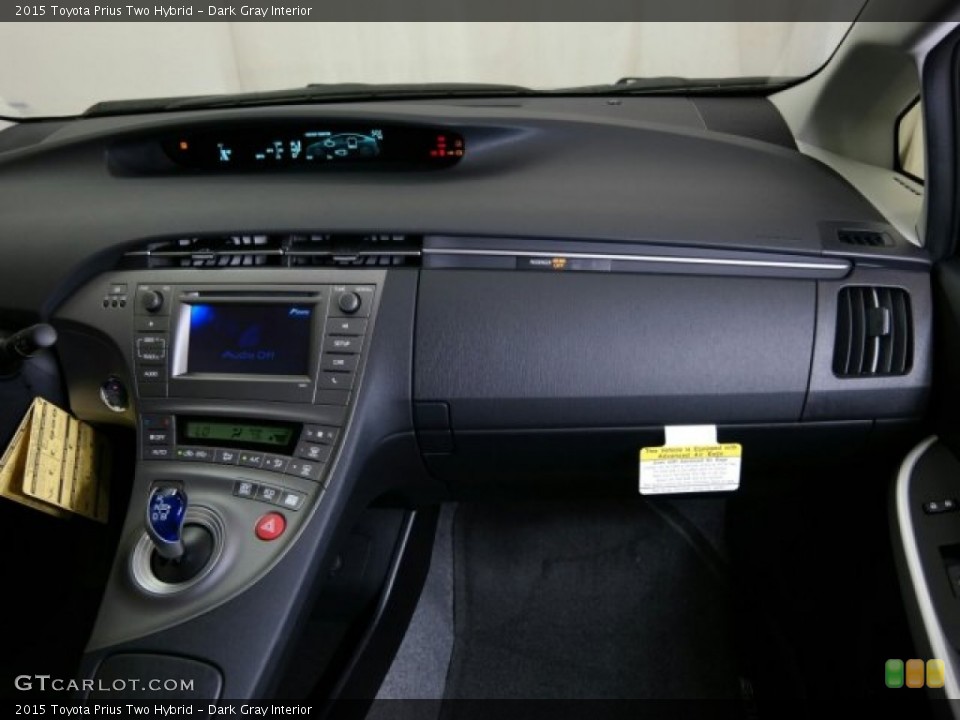 Dark Gray Interior Dashboard for the 2015 Toyota Prius Two Hybrid #98467947