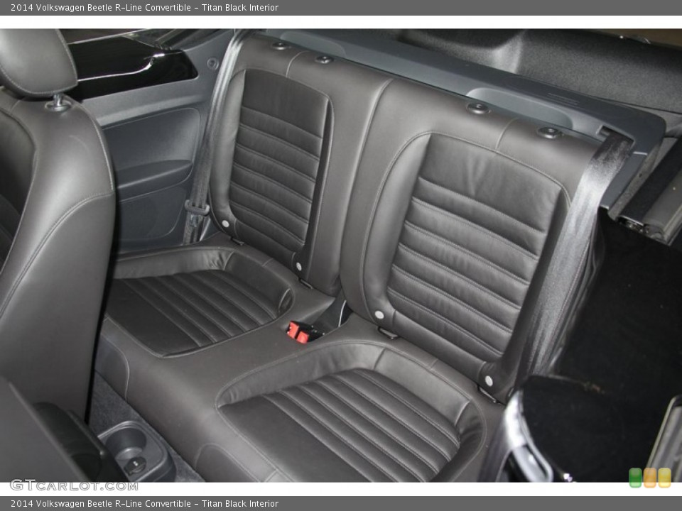 Titan Black Interior Rear Seat for the 2014 Volkswagen Beetle R-Line Convertible #98468834