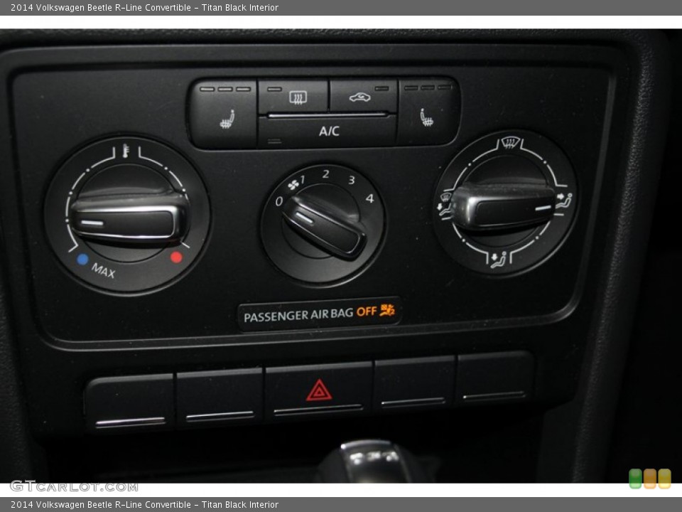 Titan Black Interior Controls for the 2014 Volkswagen Beetle R-Line Convertible #98468940