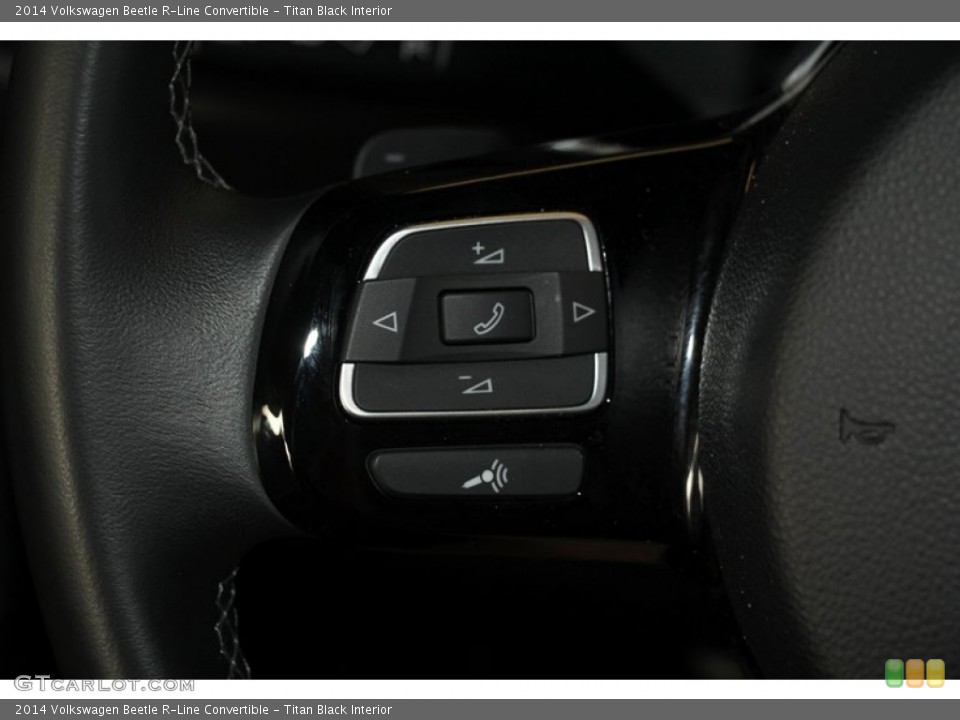 Titan Black Interior Controls for the 2014 Volkswagen Beetle R-Line Convertible #98469030