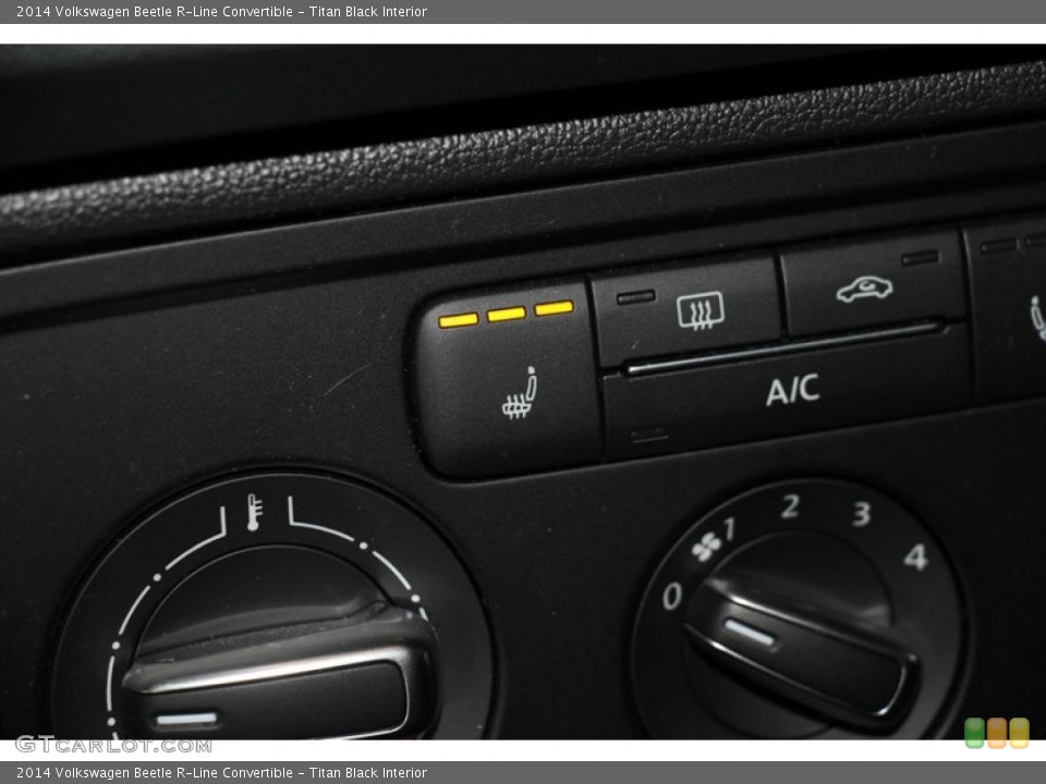 Titan Black Interior Controls for the 2014 Volkswagen Beetle R-Line Convertible #98469048