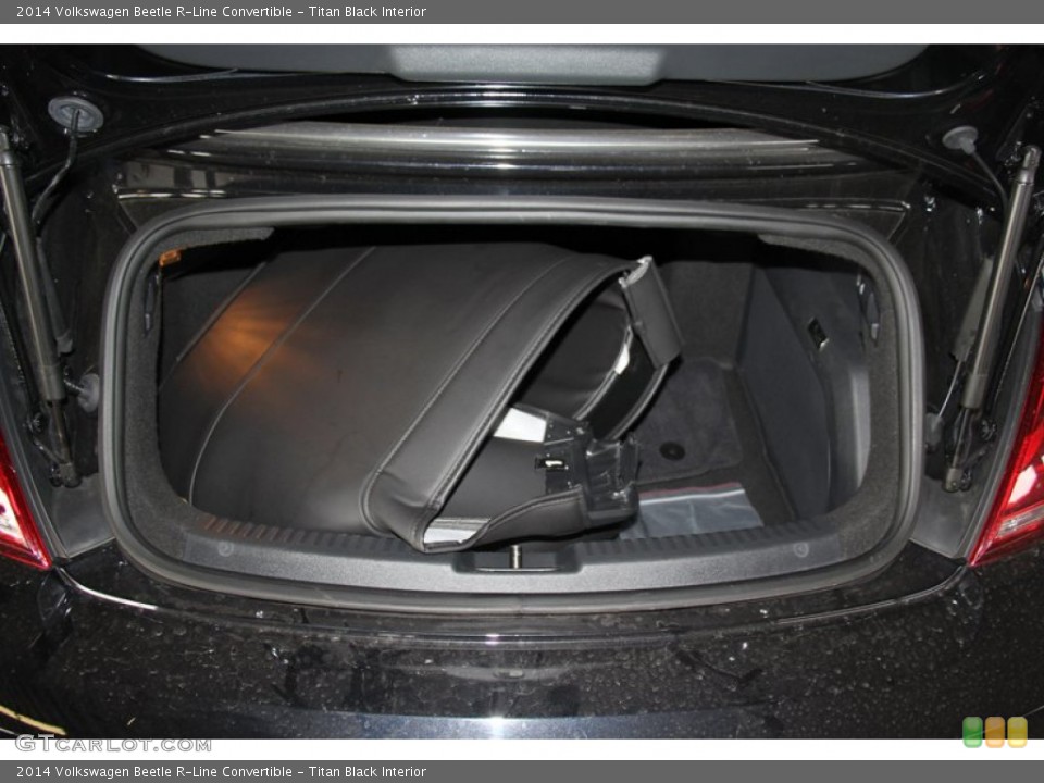 Titan Black Interior Trunk for the 2014 Volkswagen Beetle R-Line Convertible #98469093