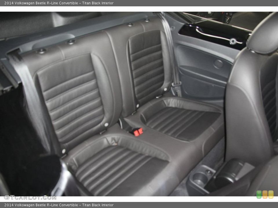 Titan Black Interior Rear Seat for the 2014 Volkswagen Beetle R-Line Convertible #98469138