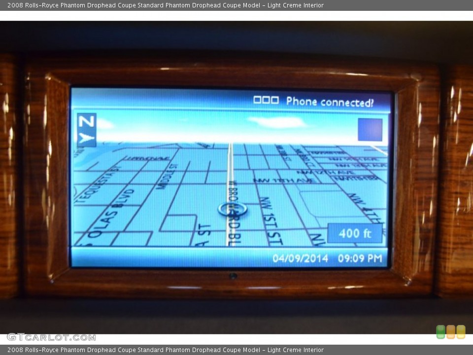 Light Creme Interior Navigation for the 2008 Rolls-Royce Phantom Drophead Coupe  #98478258