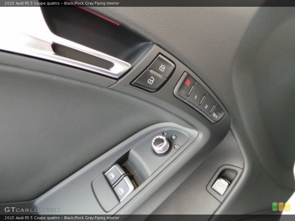 Black/Rock Gray Piping Interior Controls for the 2015 Audi RS 5 Coupe quattro #98485101
