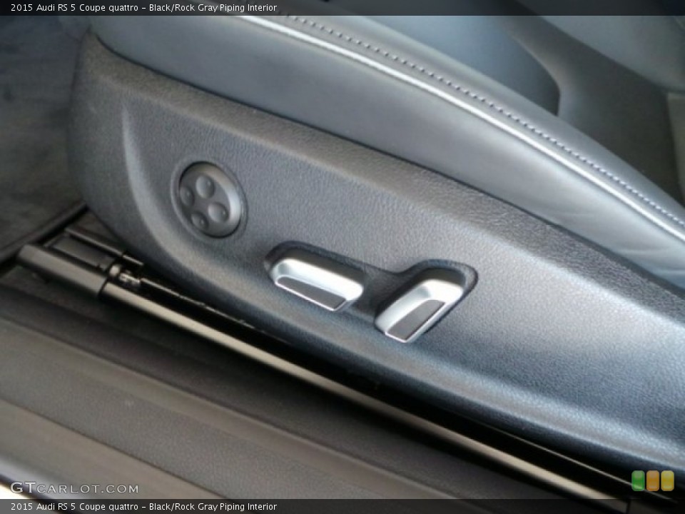 Black/Rock Gray Piping Interior Controls for the 2015 Audi RS 5 Coupe quattro #98485170
