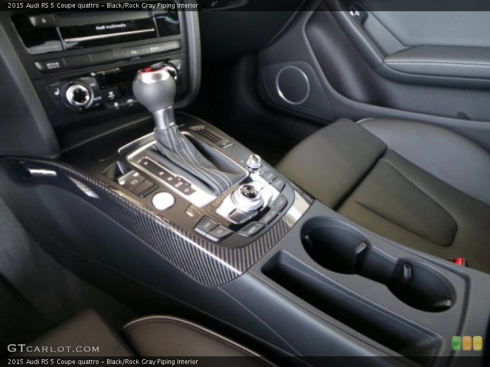Black/Rock Gray Piping Interior Controls for the 2015 Audi RS 5 Coupe quattro #98485218