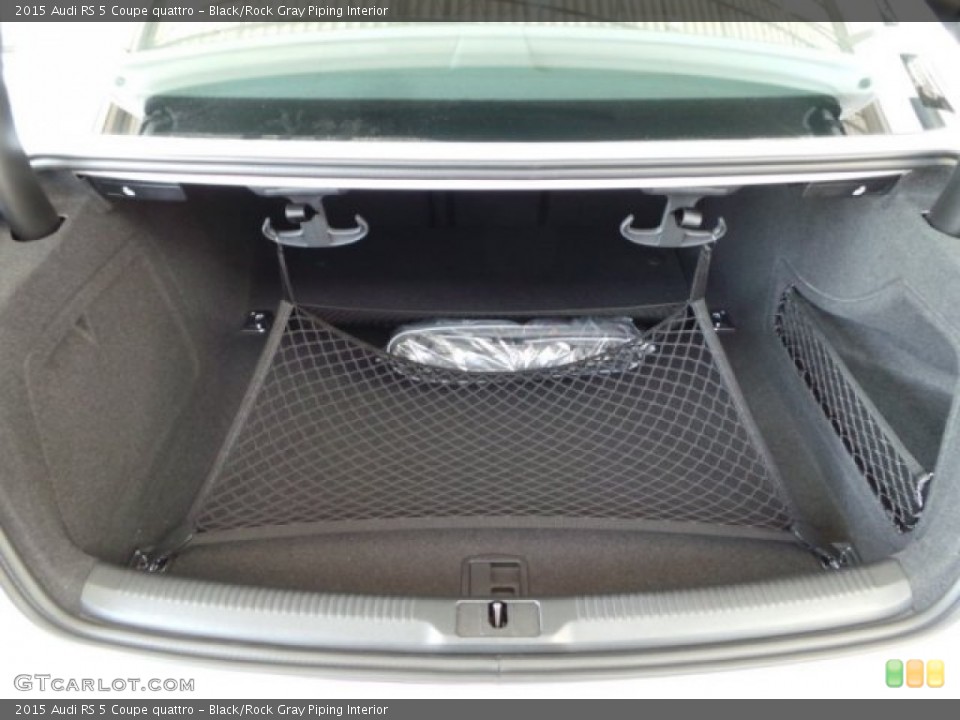 Black/Rock Gray Piping Interior Trunk for the 2015 Audi RS 5 Coupe quattro #98485475