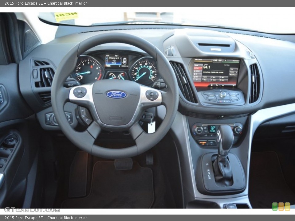 Charcoal Black Interior Dashboard for the 2015 Ford Escape SE #98496675