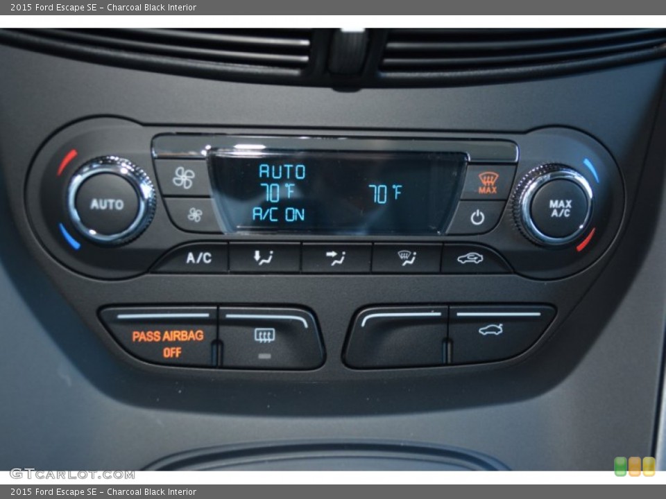Charcoal Black Interior Controls for the 2015 Ford Escape SE #98496801
