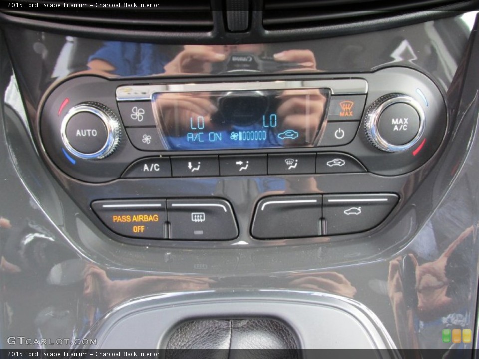 Charcoal Black Interior Controls for the 2015 Ford Escape Titanium #98500086