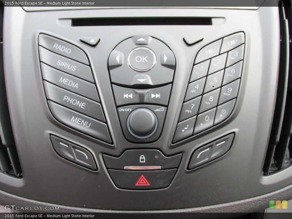 Medium Light Stone Interior Controls for the 2015 Ford Escape SE #98500383