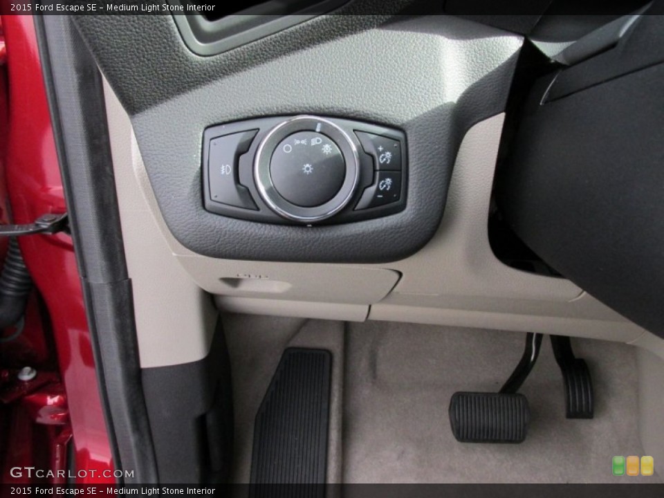 Medium Light Stone Interior Controls for the 2015 Ford Escape SE #98500428