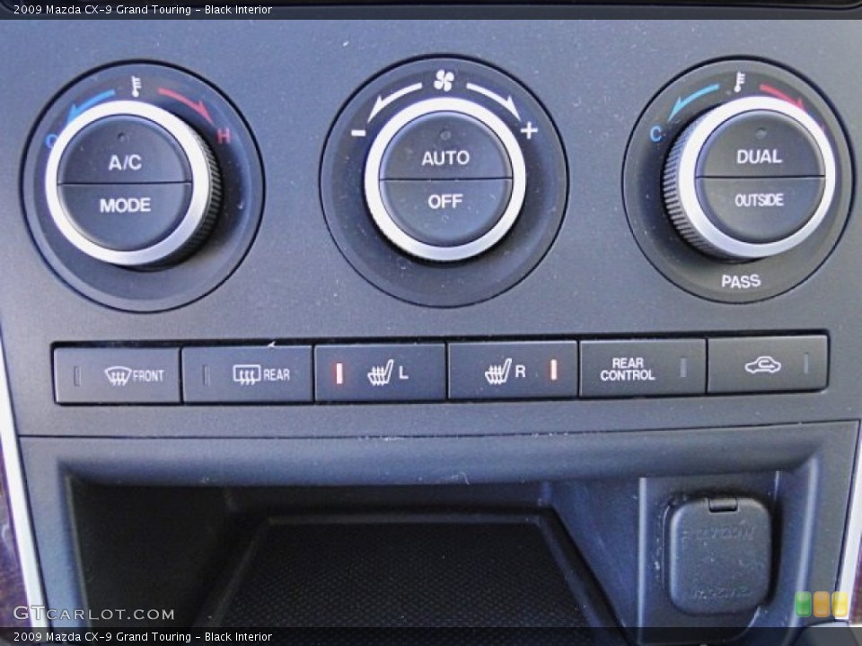 Black Interior Controls for the 2009 Mazda CX-9 Grand Touring #98506244
