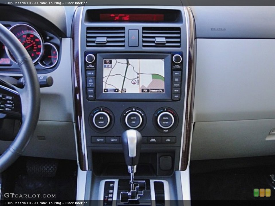 Black Interior Navigation for the 2009 Mazda CX-9 Grand Touring #98506289