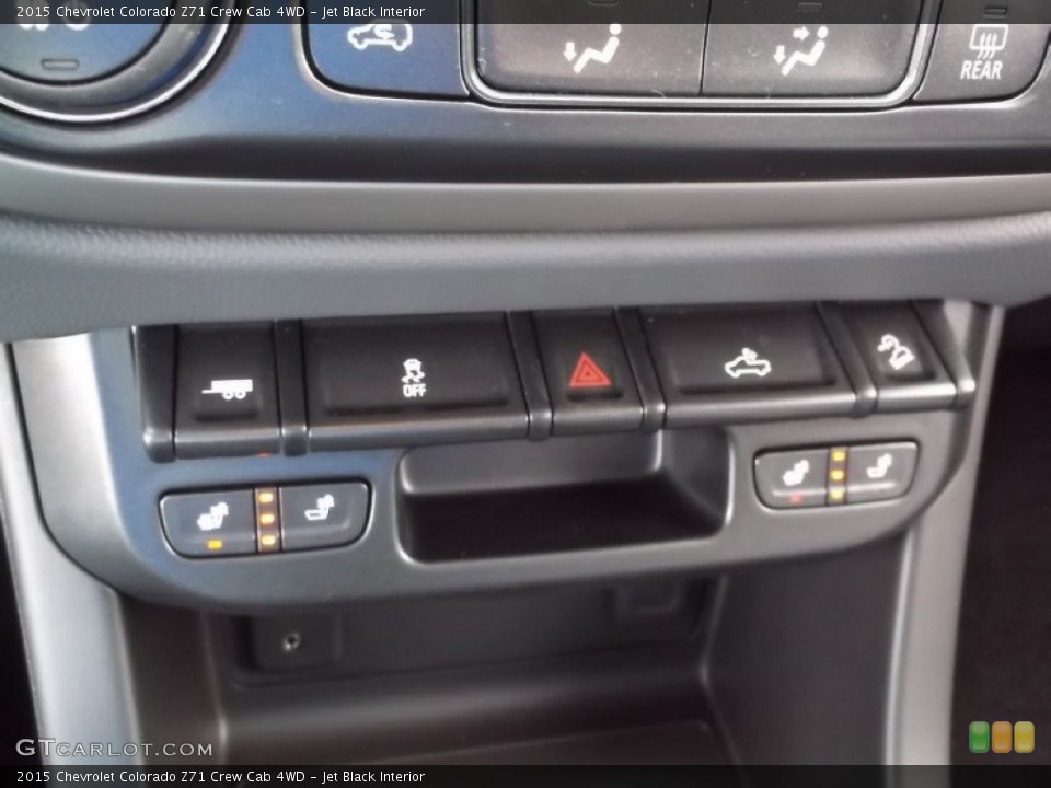Jet Black Interior Controls for the 2015 Chevrolet Colorado Z71 Crew Cab 4WD #98508332