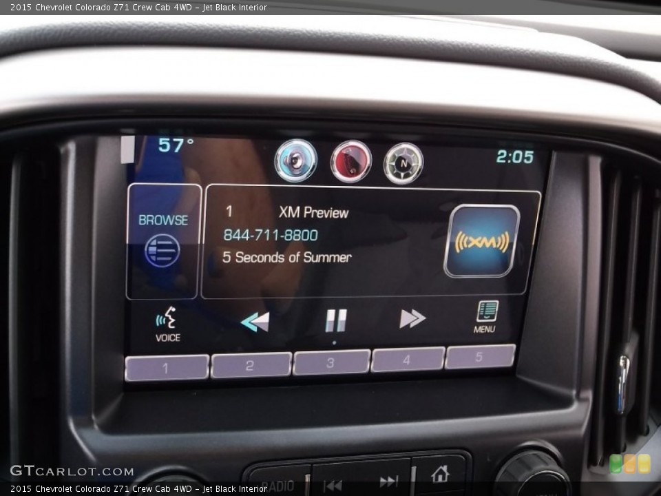 Jet Black Interior Audio System for the 2015 Chevrolet Colorado Z71 Crew Cab 4WD #98508392