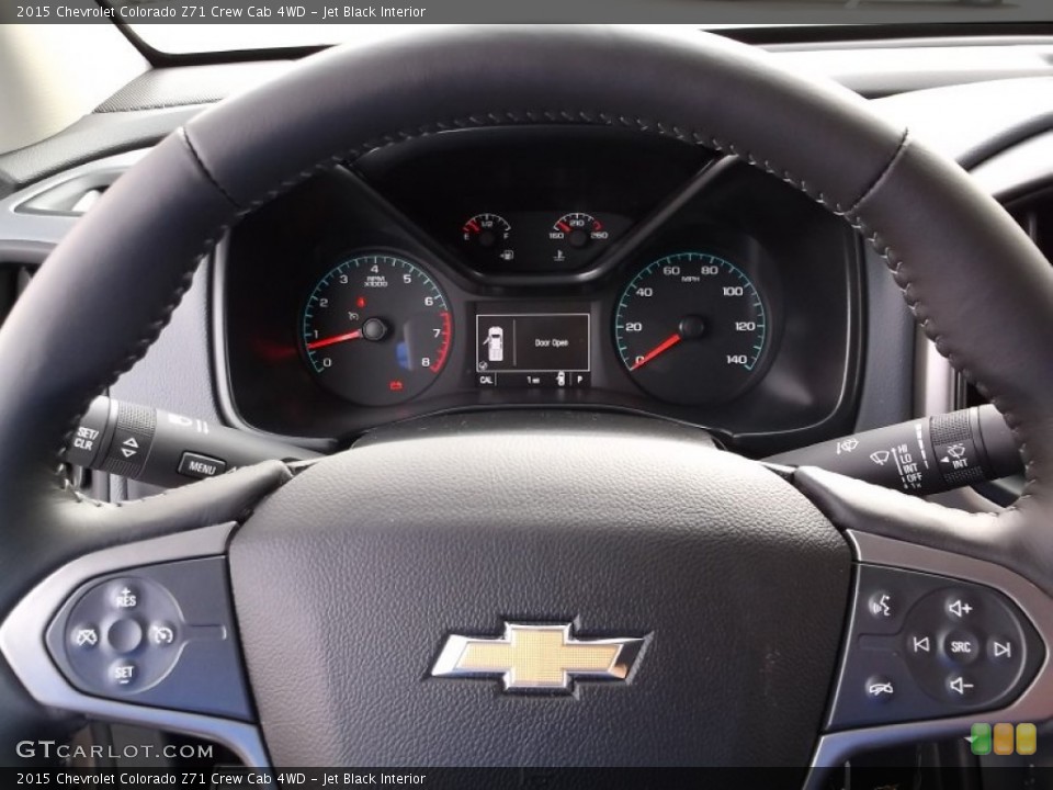 Jet Black Interior Gauges for the 2015 Chevrolet Colorado Z71 Crew Cab 4WD #98508443