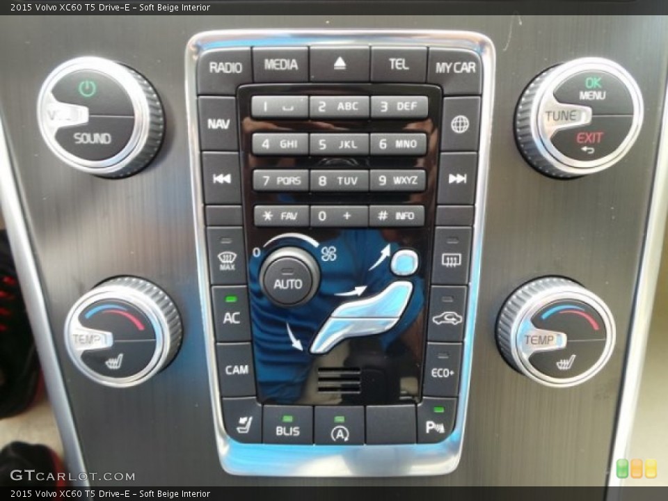 Soft Beige Interior Controls for the 2015 Volvo XC60 T5 Drive-E #98509163