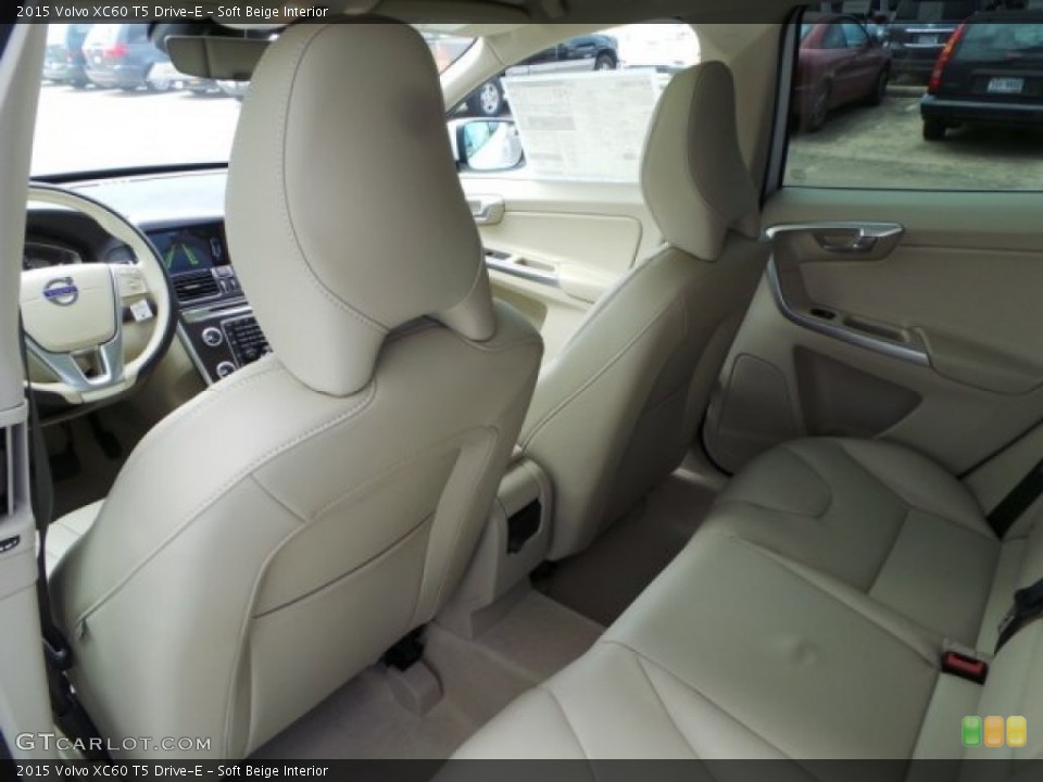 Soft Beige Interior Rear Seat for the 2015 Volvo XC60 T5 Drive-E #98509241