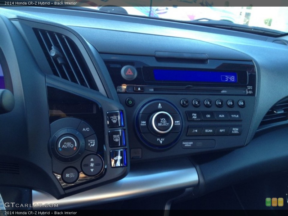 Black Interior Controls for the 2014 Honda CR-Z Hybrid #98510585