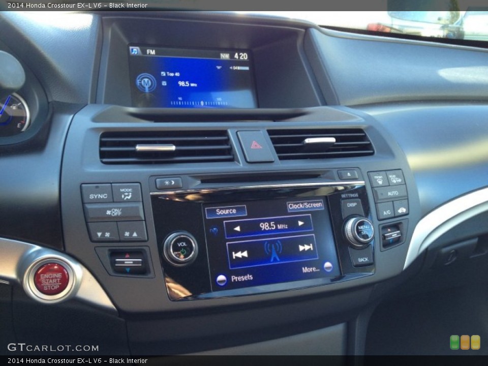 Black Interior Controls for the 2014 Honda Crosstour EX-L V6 #98510807