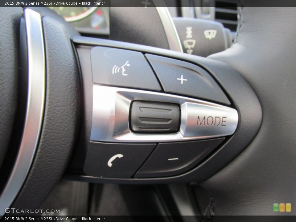 Black Interior Controls for the 2015 BMW 2 Series M235i xDrive Coupe #98513774