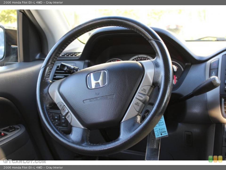 Gray Interior Steering Wheel for the 2006 Honda Pilot EX-L 4WD #98515737