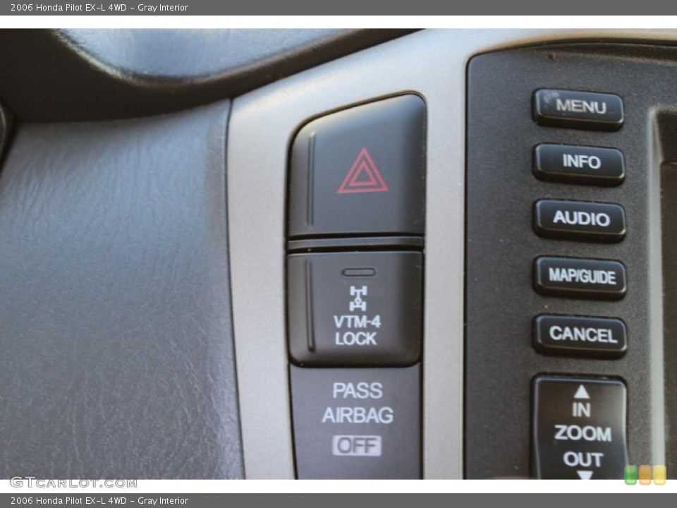 Gray Interior Controls for the 2006 Honda Pilot EX-L 4WD #98515884