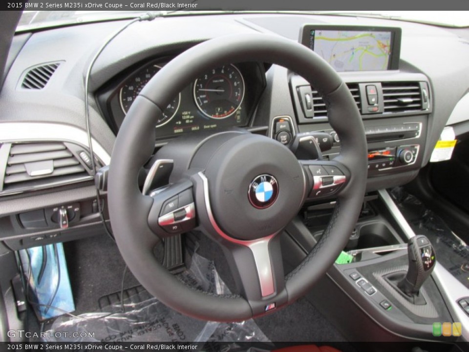 Coral Red/Black Interior Dashboard for the 2015 BMW 2 Series M235i xDrive Coupe #98516058