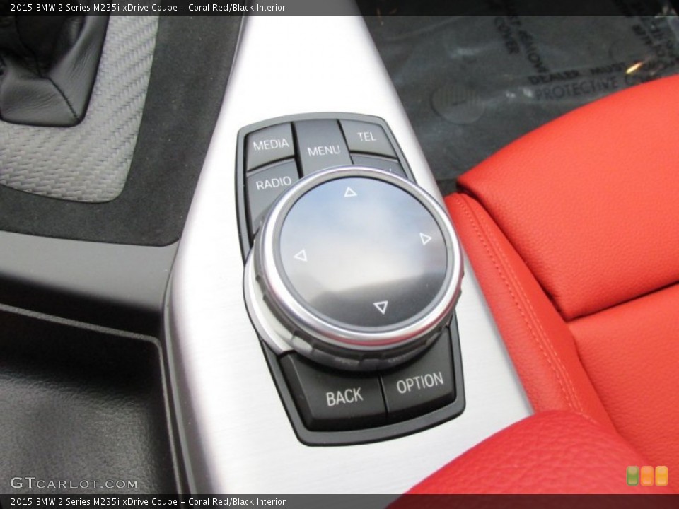 Coral Red Black Interior Controls For The 2015 Bmw 2 Series