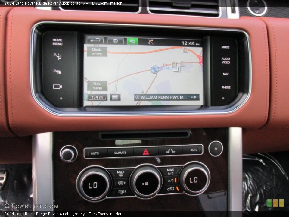 Tan/Ebony Interior Navigation for the 2014 Land Rover Range Rover Autobiography #98517534