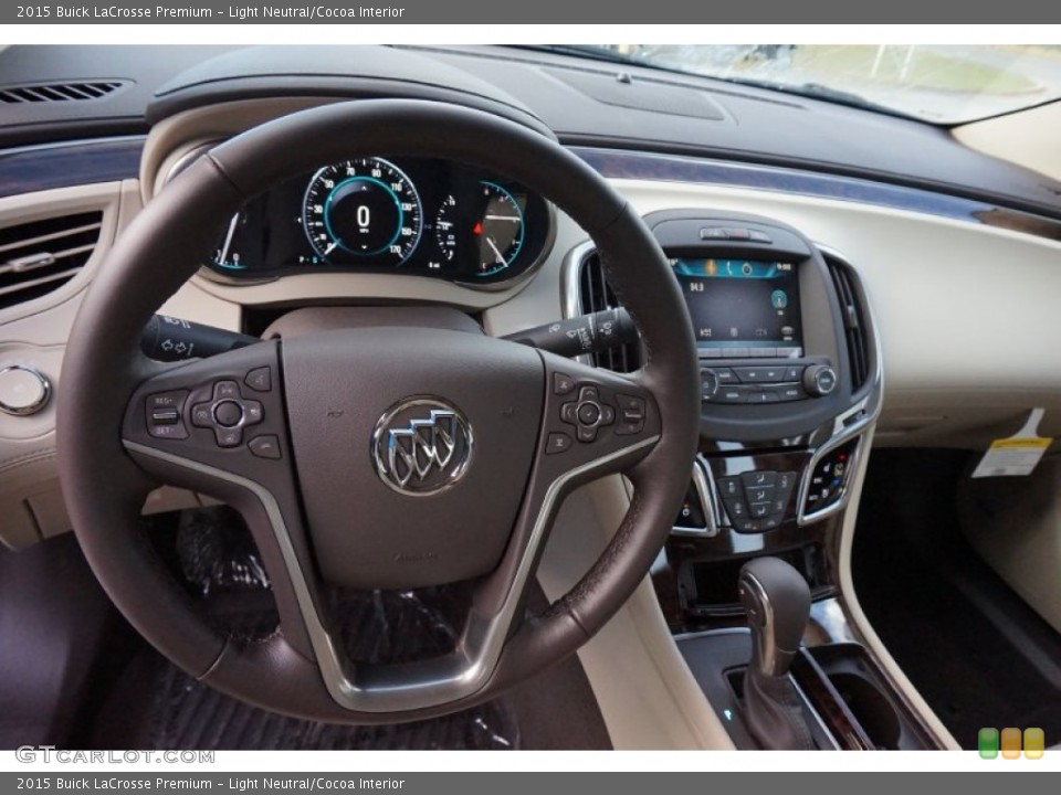 Light Neutral/Cocoa Interior Dashboard for the 2015 Buick LaCrosse Premium #98542371