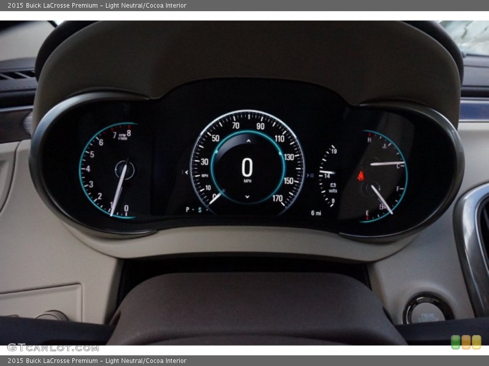 Light Neutral/Cocoa Interior Gauges for the 2015 Buick LaCrosse Premium #98542431