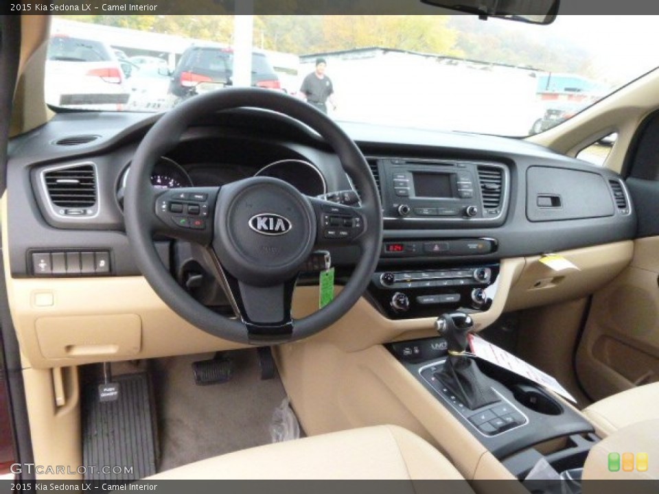Camel Interior Prime Interior for the 2015 Kia Sedona LX #98545539