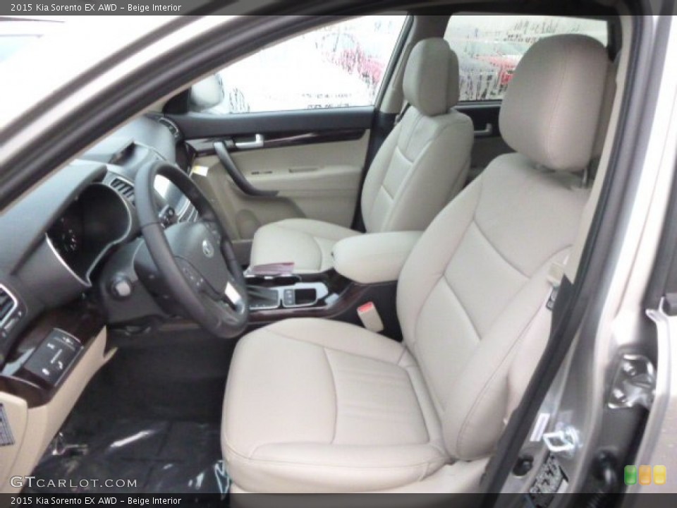 Beige Interior Front Seat for the 2015 Kia Sorento EX AWD #98546169