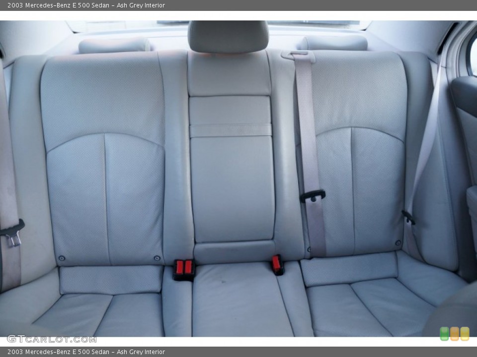 Ash Grey Interior Rear Seat for the 2003 Mercedes-Benz E 500 Sedan #98557373